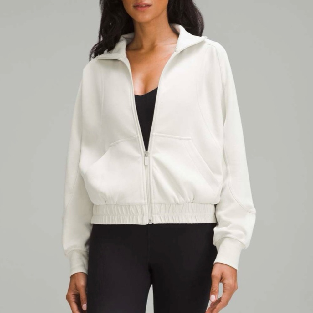 Lululemon Brushed Softstreme Funnel Neck Zip Up